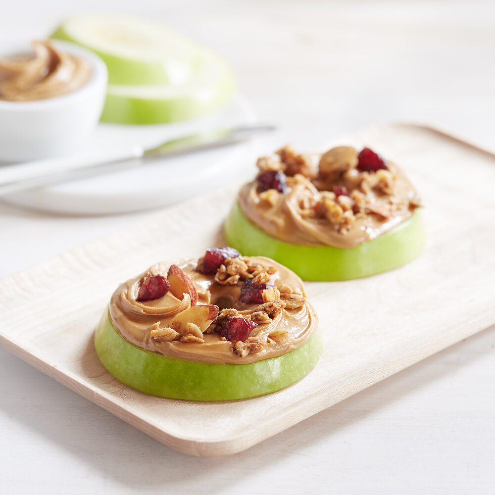 Apple Peanut Butter Granola Snacks