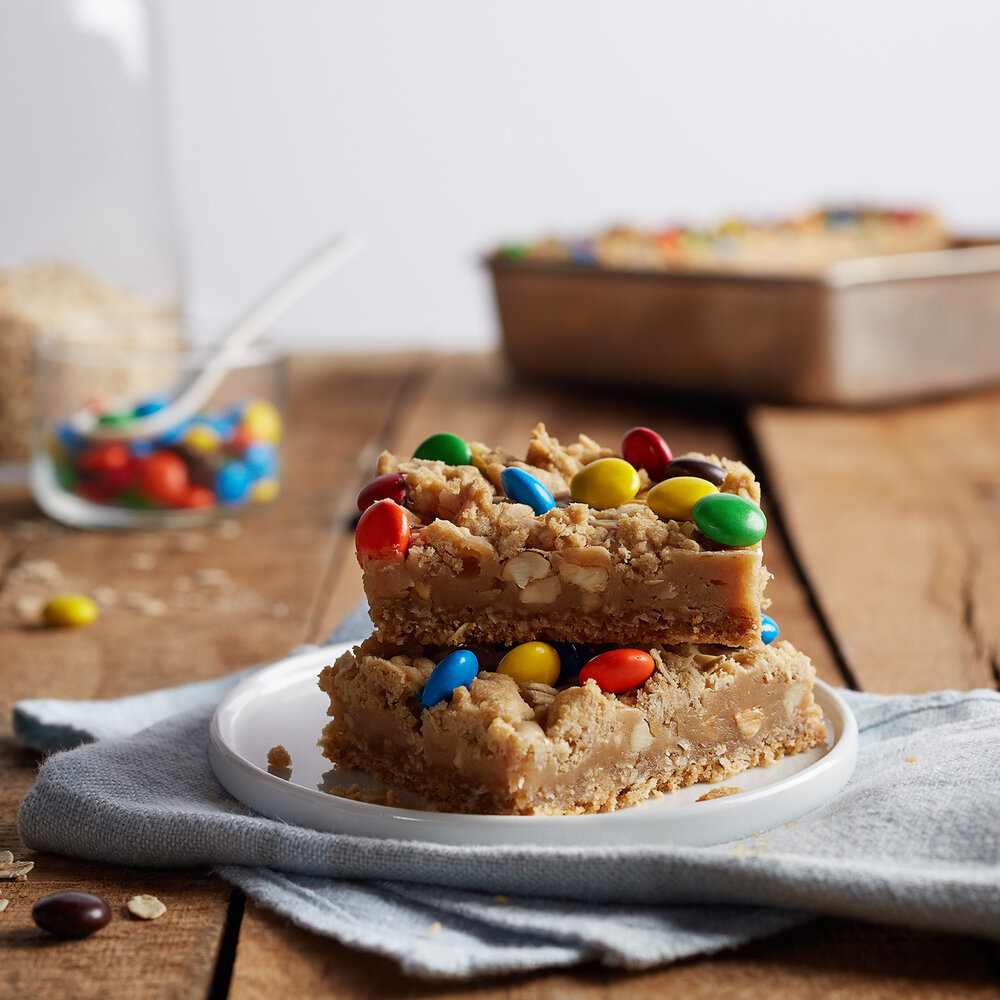 Chewy Peanut Butter Oatmeal Bars
